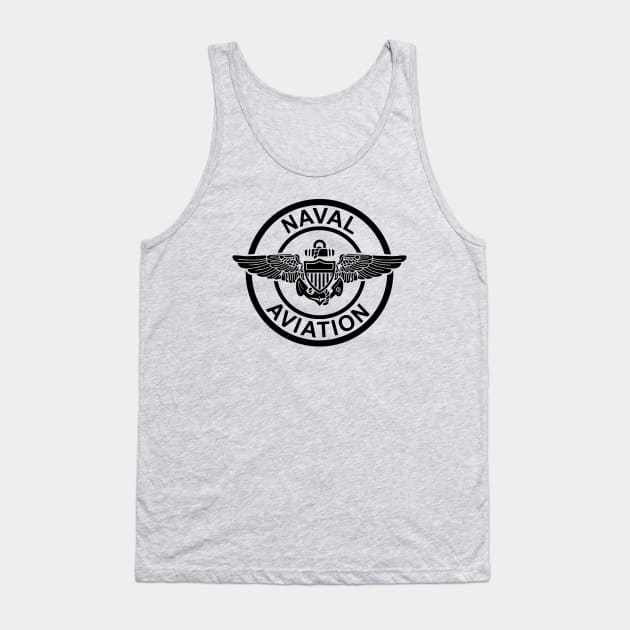 Naval Aviation Pilot Wings (subdued) Tank Top by TCP